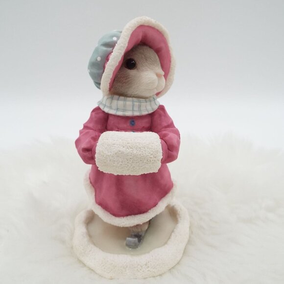 Vintage Enesco Priscilla Hillman My Blushing Bunnies Ceramic Porcelain Figurine - Picture 4 of 9